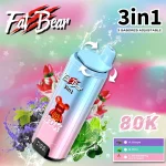 geekbarvap-Fat-bear-80k-puffs—Grape ice + Mint+ Strawberry lceCream