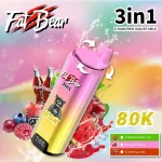 geekbarvap-Fat-bear-80k-puffs—Watermelon lce + Peach Berry +Cherry Cola