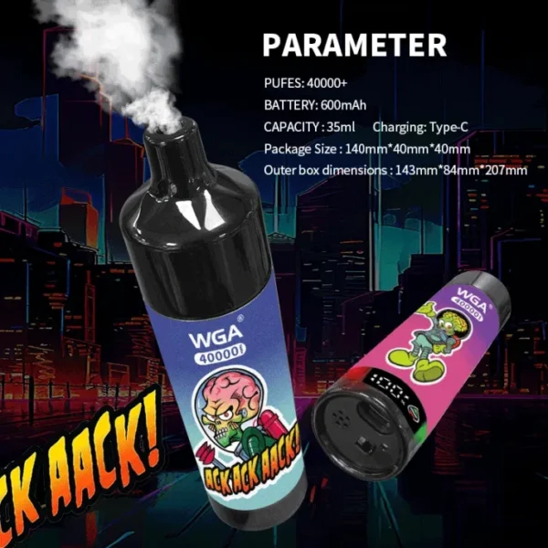 WGA Mars Attacks Theme 40000 Puffs Disposable Vape – EU Warehouse