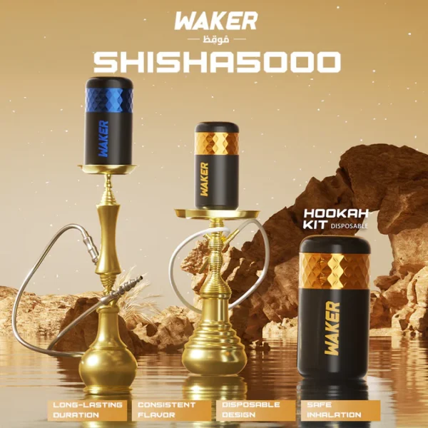 Waker Shisha 5000 Disposable Vape - CN Warehouse
