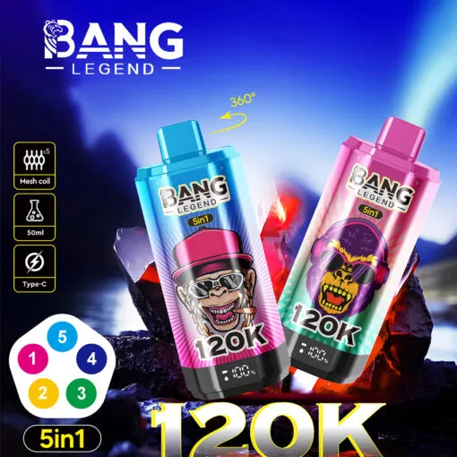Bang Legend 120K Puffs Disposable Vape – EU Warehouse